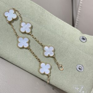 Van Cleef Arpels white rainbow bracelet
