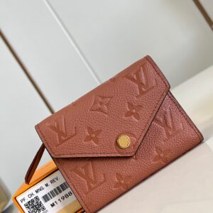 Victorine leather wallet
