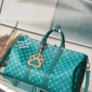 Green Floral 50 Keepall Bag