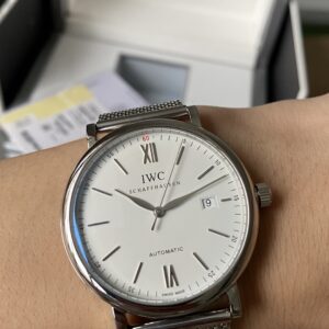 IWC millettagatta steel bracelet watch