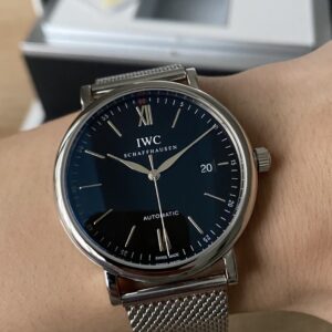 IWC millettagatta steel bracelet watch