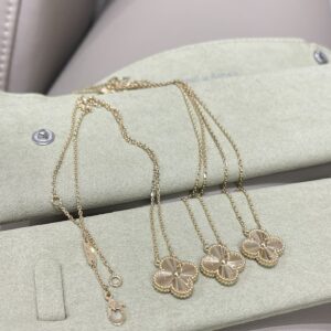 Van Cleef Arpels medium all gold laser necklace