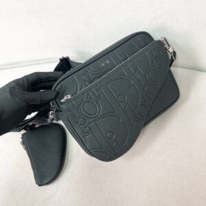 Men's triple saddle bag