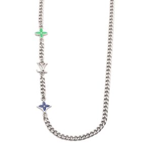 Monogram row necklace