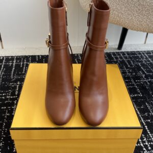 Fendi Zipper High Heel Boots