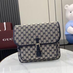 Children's GG canvas courier bag
