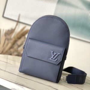 Pilot shoulder bag with LV aerogram design