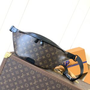 M44336 monogram premium leather wrist bag