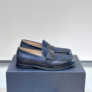 Men classic genuine leather big-soled loafers