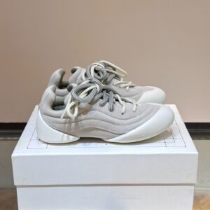 Alexander McQueen Couple Flexion Grain Leather Low-top Sneakers