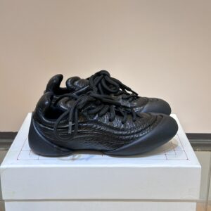 Alexander McQueen Couple Flexion Grain Leather Low-top Sneakers
