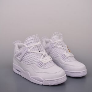 Air Jordan 4 Retro NET Version Grid White Basketball Shoes