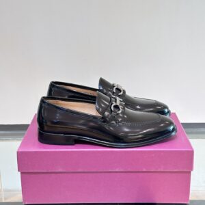 Ferragamo Calfskin Business Casual Dress Shoes