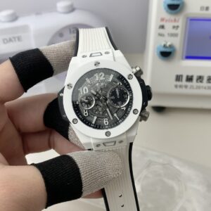 BBF Hublot Skull Explosion white ceramic watch