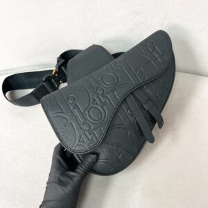 Gravity full leather saddle bag