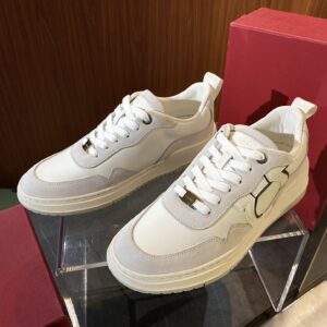 Ferragamo casual shoes with decorative patterns