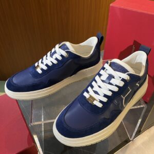 Ferragamo casual shoes with decorative patterns