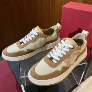 Ferragamo casual shoes with decorative patterns