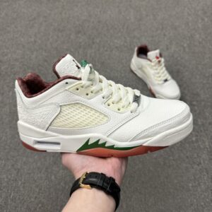 Air Jordan 5 Retro EL GRITO Low White Red Green