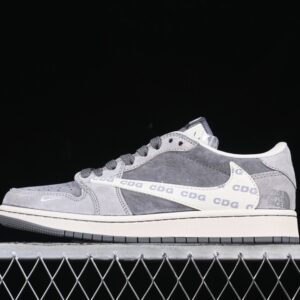 Travis Scott x Fragment Design Air Jordan 1 Low OG North Face Arctic