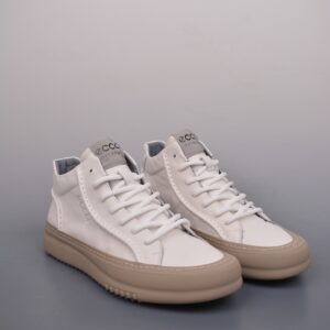 Ecco mid-high top shoes thick sole for street fashion