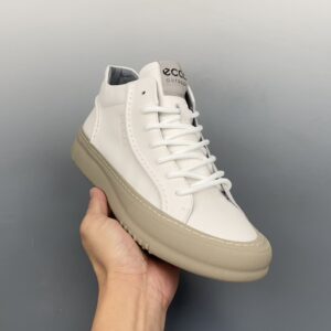 Ecco mid-high top shoes with thick sole street fashion