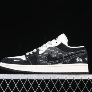Air Jordan 1 Low Stüssy Black