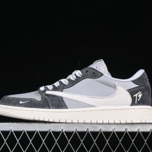 Travis Scott x Fragment Design Air Jordan 1 Low OG TS Traffic Grey