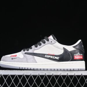 Travis Scott x Fragment Design Air Jordan 1 Low OG Stone Island