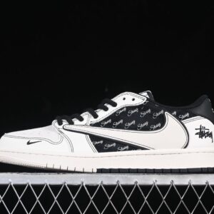 Travis Scott x Fragment Design Air Jordan 1 Low OG Stüssy Black