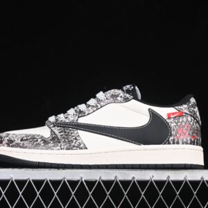 Travis Scott x Fragment Design Air Jordan 1 Low OG Snake Python