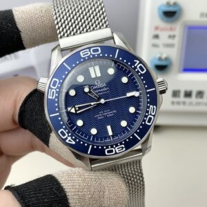 VS Omega Omega Perfect Evil blue dial watch