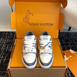 24ss magic sticker sneakers with premium leather and custom outsole
