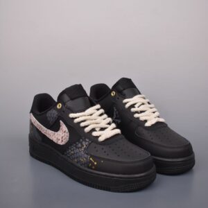 Nike Air Force 1 Low Snake edition with honeycomb cushion and accessories