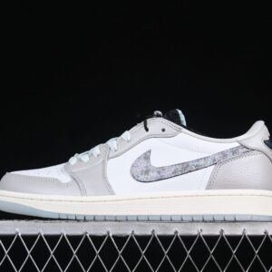 Air Jordan 1 Low OG CNY Snake Limited Edition Silver Snake