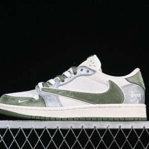 Travis Scott x Air Jordan 1 Low OG SP Stüssy Collaboration Fruit Green