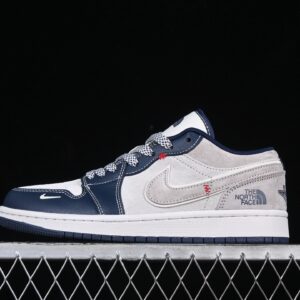 Air Jordan 1 Low North America Collaboration Blue White Gray