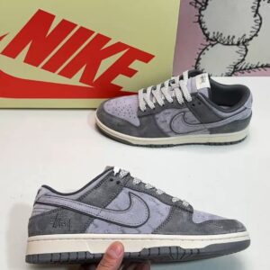 Nike Dunk Low SB sneakers with suede material