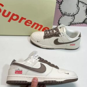 Nike Dunk Low SB sneakers with SUP pattern