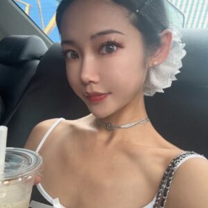Channel choker silver double-layer snake bone chain necklace with double C