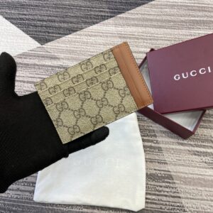 Card holder with logo fabric