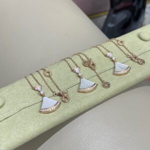 White dress necklace