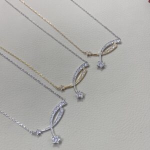 Chanel twin star necklace