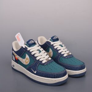 Nike Air Force 1 Low with collapsible toespace and honeycomb cushioning