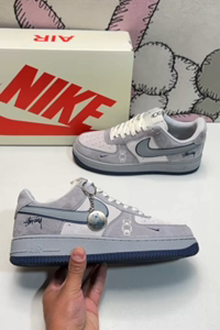 Air Force 1 low-cut shoes antelope grey violent bear