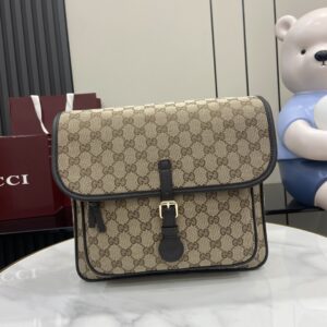 Gucci Children GG Canvas Messenger Bag