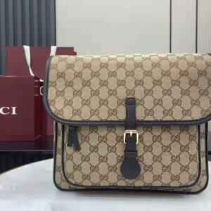 Gucci Children GG Canvas Messenger Bag