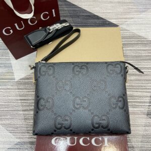 Postman bag with logo pattern