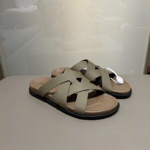 Kazimir sandals with woven leather and machine design