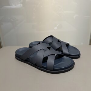 Kazimir sandals with woven leather and machine design